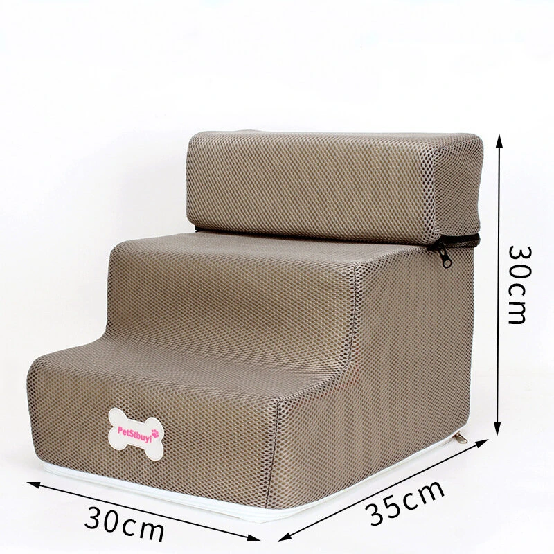 (image for) Pet Stairs High Rebound Soft Washable Pet Ramp Climbing Ladder